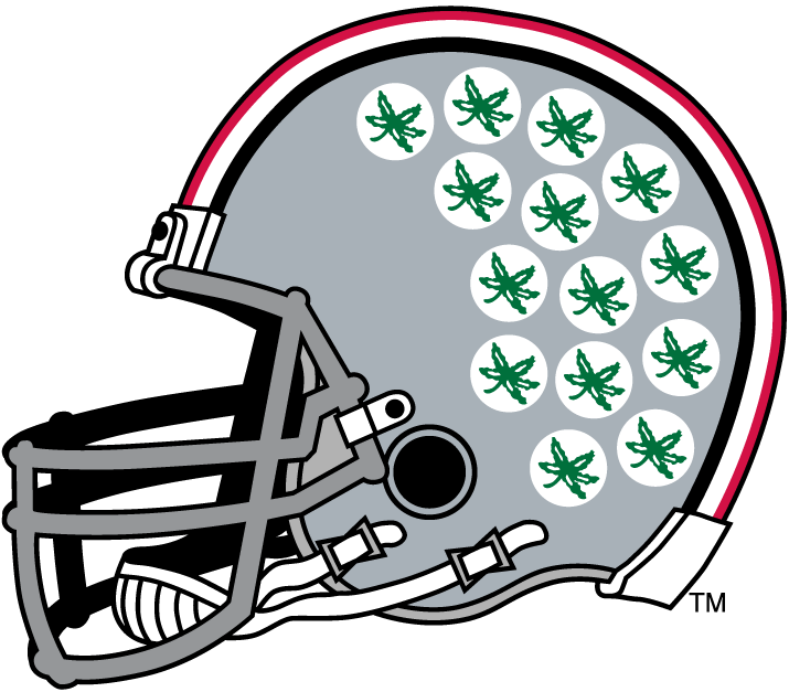 Ohio State Buckeyes 1968-Pres Helmet Logo t shirts iron on transfers v2...